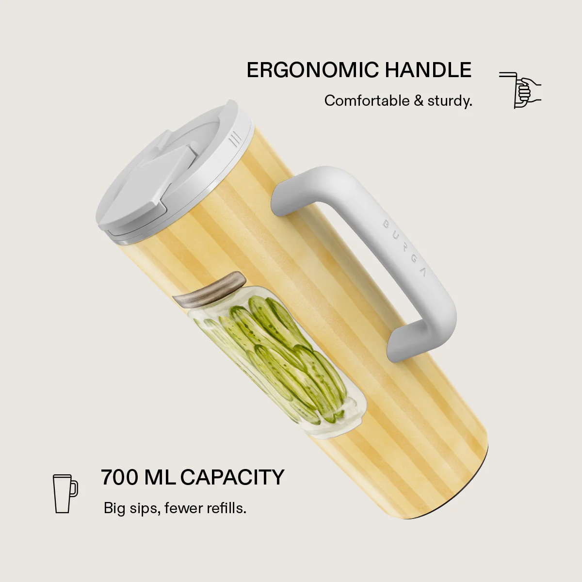 Pickled - EasyGrip Travel Mug - Image 2