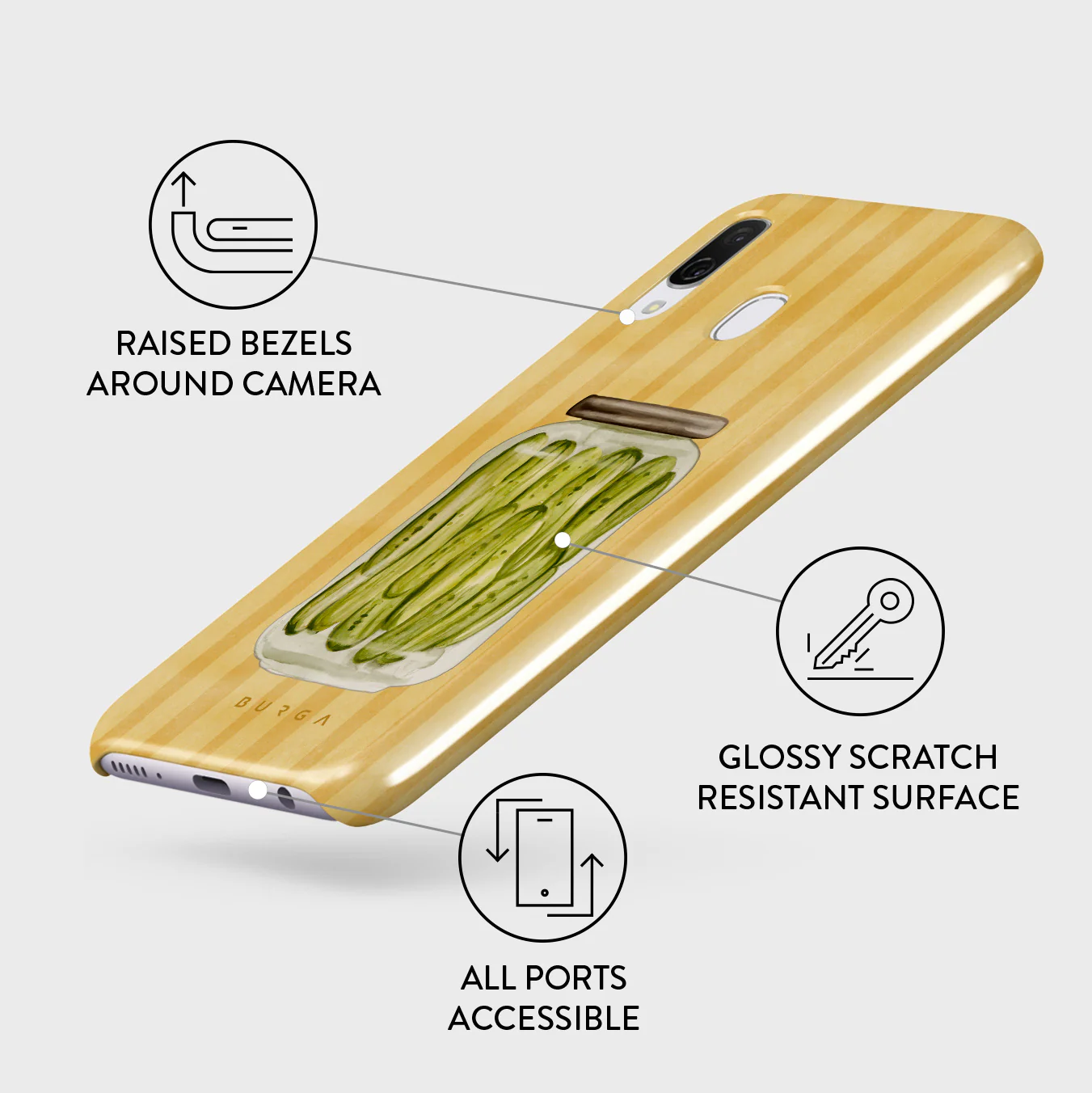 Pickled - Samsung Galaxy A40 Case - Image 3