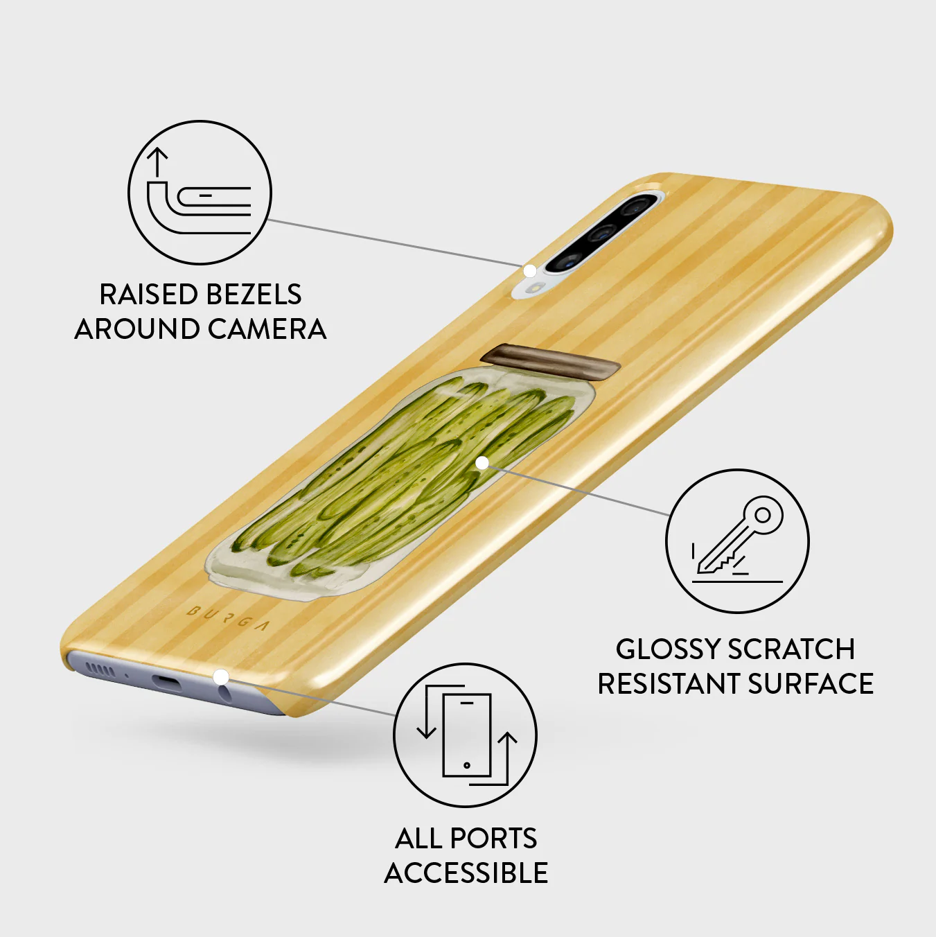 Pickled - Samsung Galaxy A50 Case - Image 3