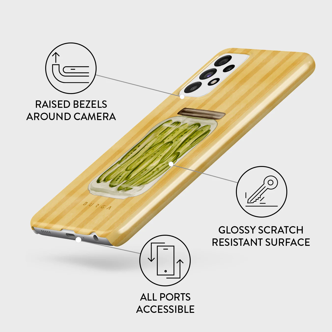 Pickled - Samsung Galaxy A72 4G / 5G Case - Image 3