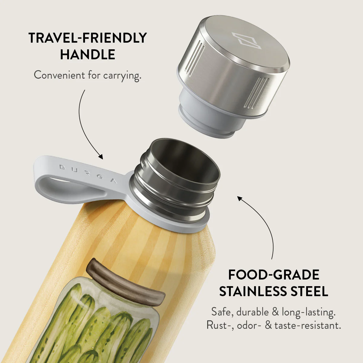 Pickled - Water Bottle - Image 4