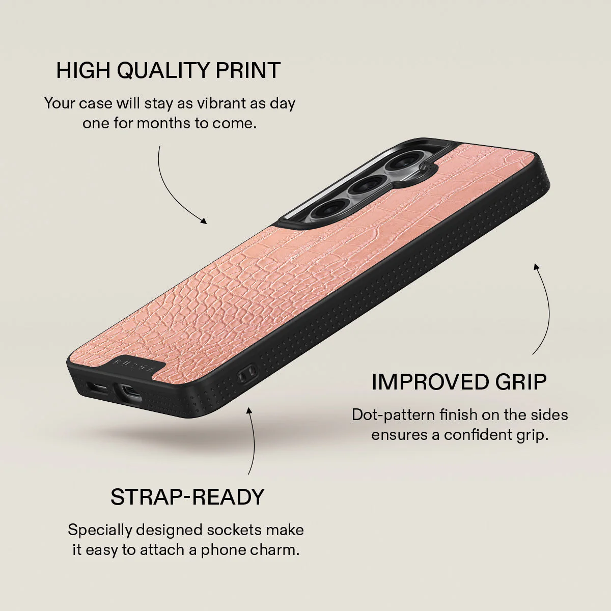 Pink Croco - Samsung Galaxy S26 Plus Case - Image 16