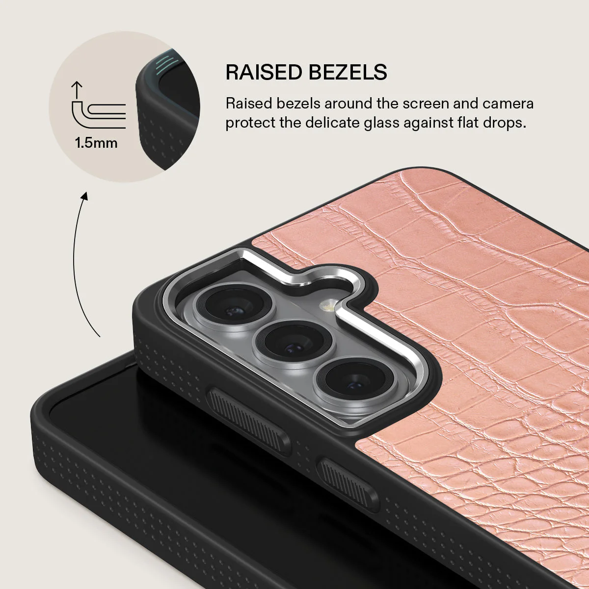 Pink Croco - Samsung Galaxy S26 Plus Case - Image 22