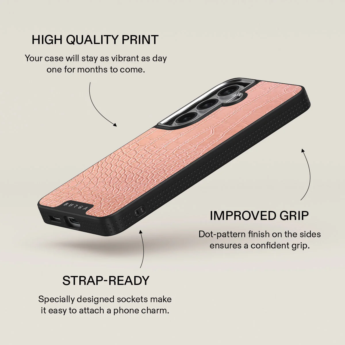 Pink Croco - Samsung Galaxy S26 Plus Case - Image 23
