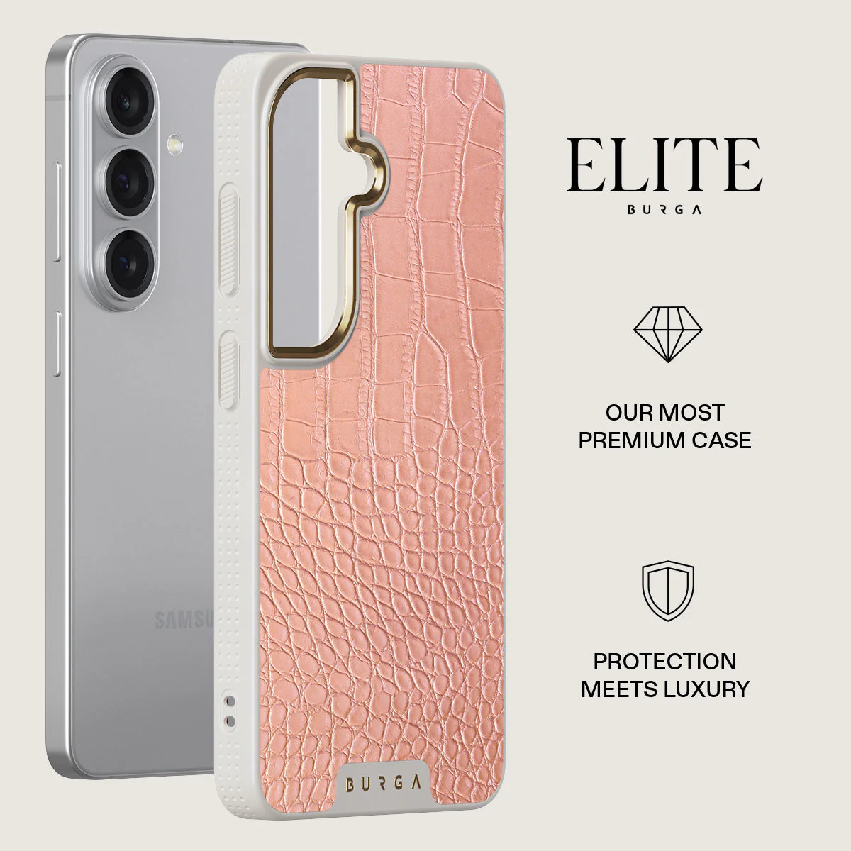 Pink Croco - Samsung Galaxy S26 Plus Case - Image 27