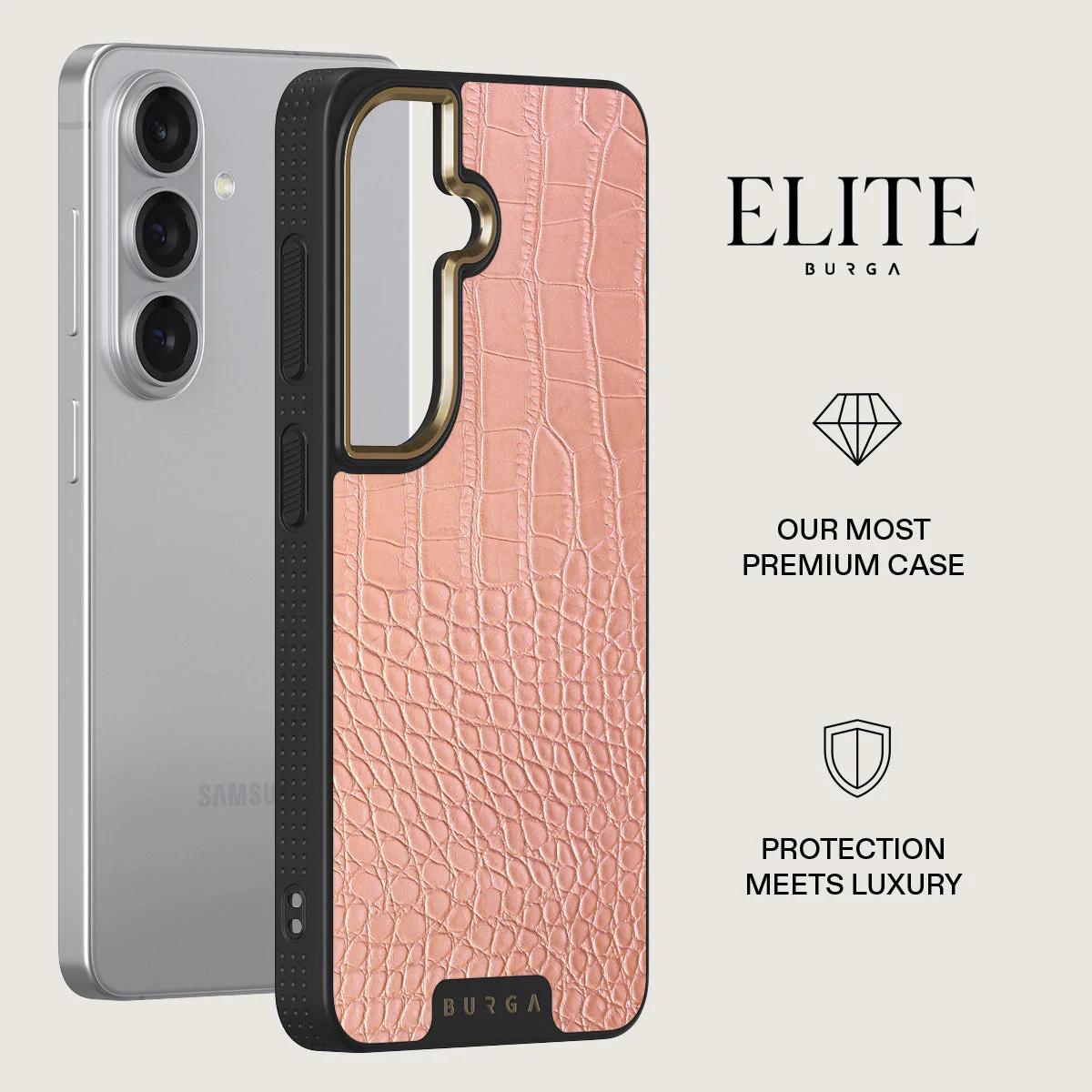 Pink Croco - Samsung Galaxy S26 Plus Case - Image 6