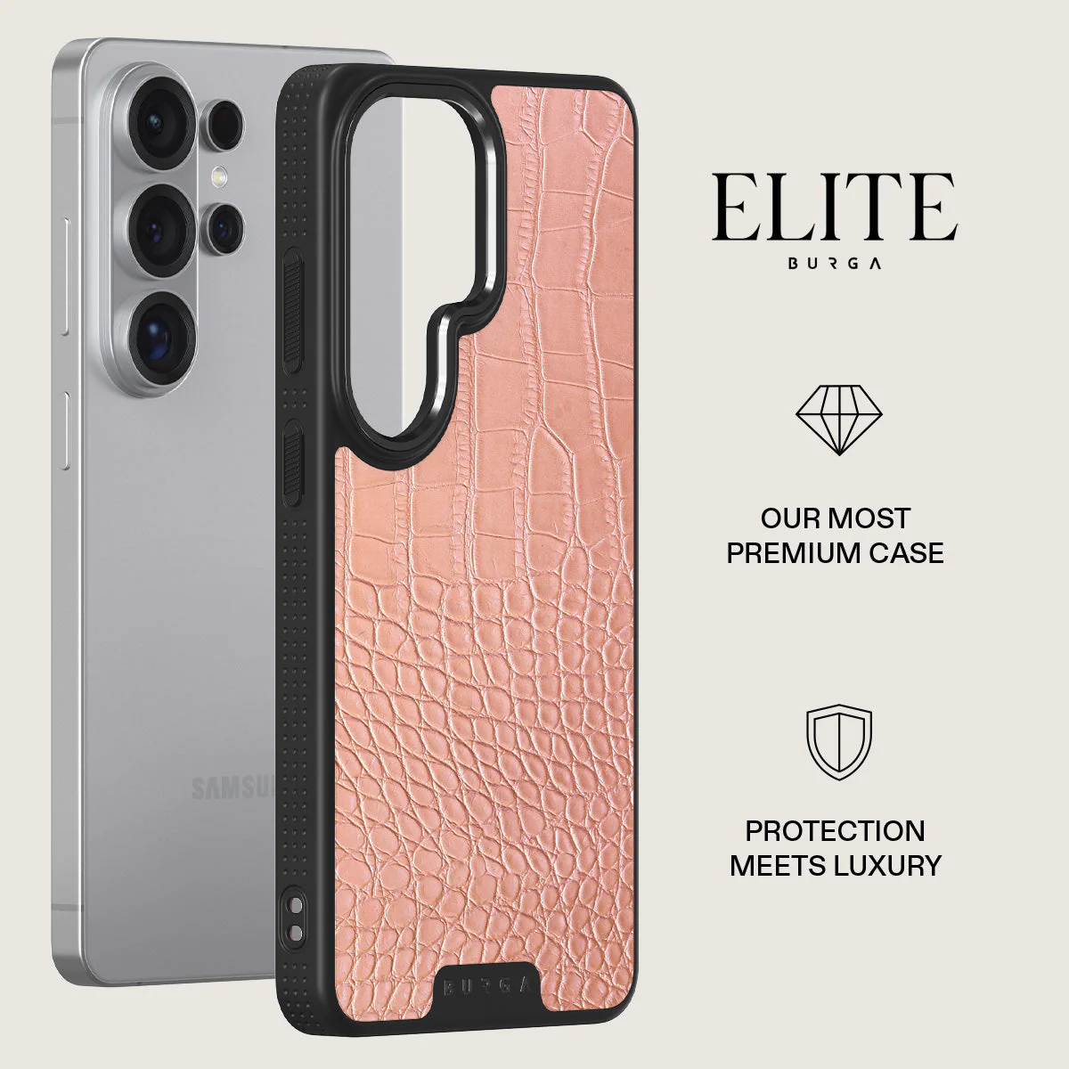 Pink Croco - Samsung Galaxy S26 Ultra Case - Image 13