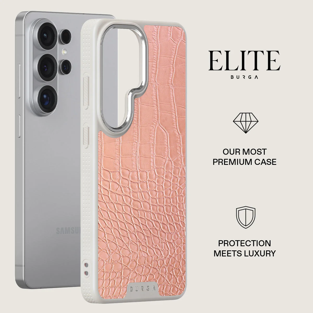 Pink Croco - Samsung Galaxy S26 Ultra Case - Image 34