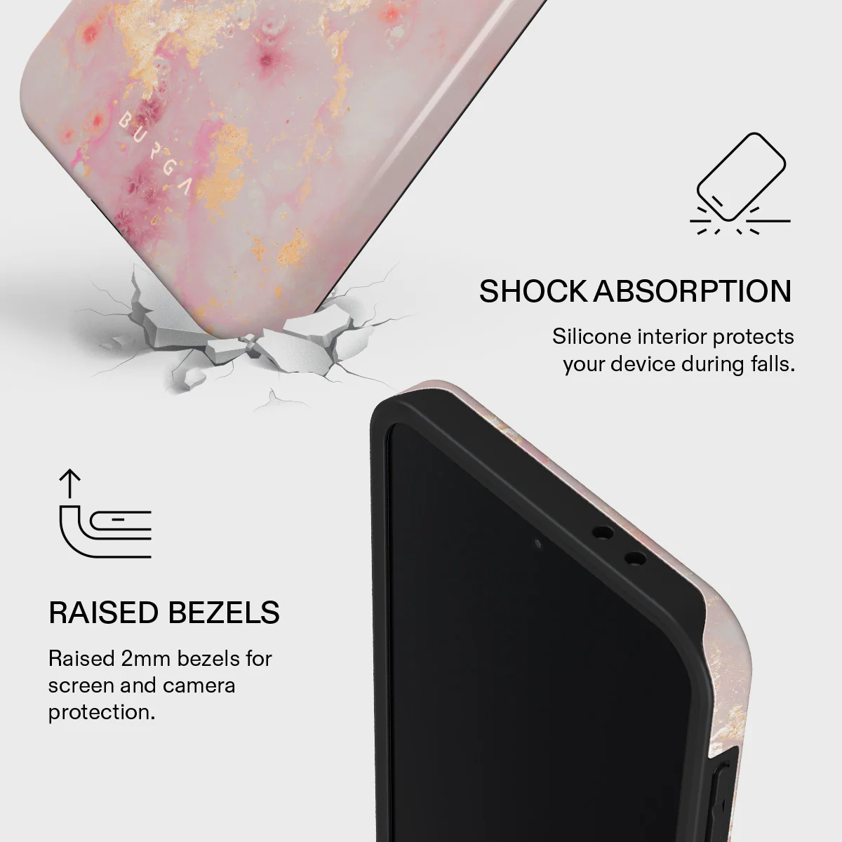 Golden Coral - Pink Samsung Galaxy A37 5G Case - Image 4
