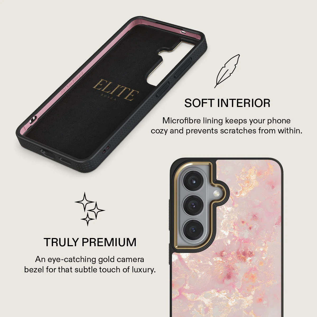 Golden Coral - Pink Samsung Galaxy S26 Case - Image 10
