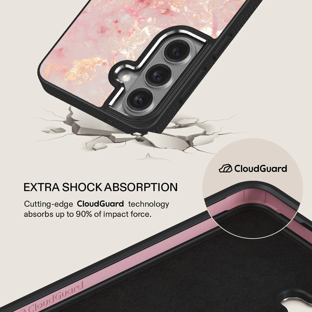 Golden Coral - Pink Samsung Galaxy S26 Case - Image 14