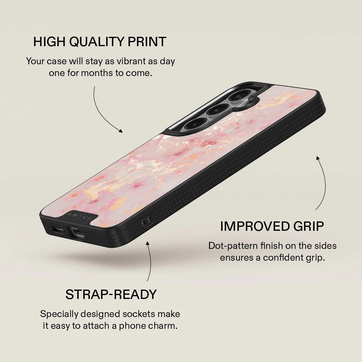 Golden Coral - Pink Samsung Galaxy S26 Case - Image 16