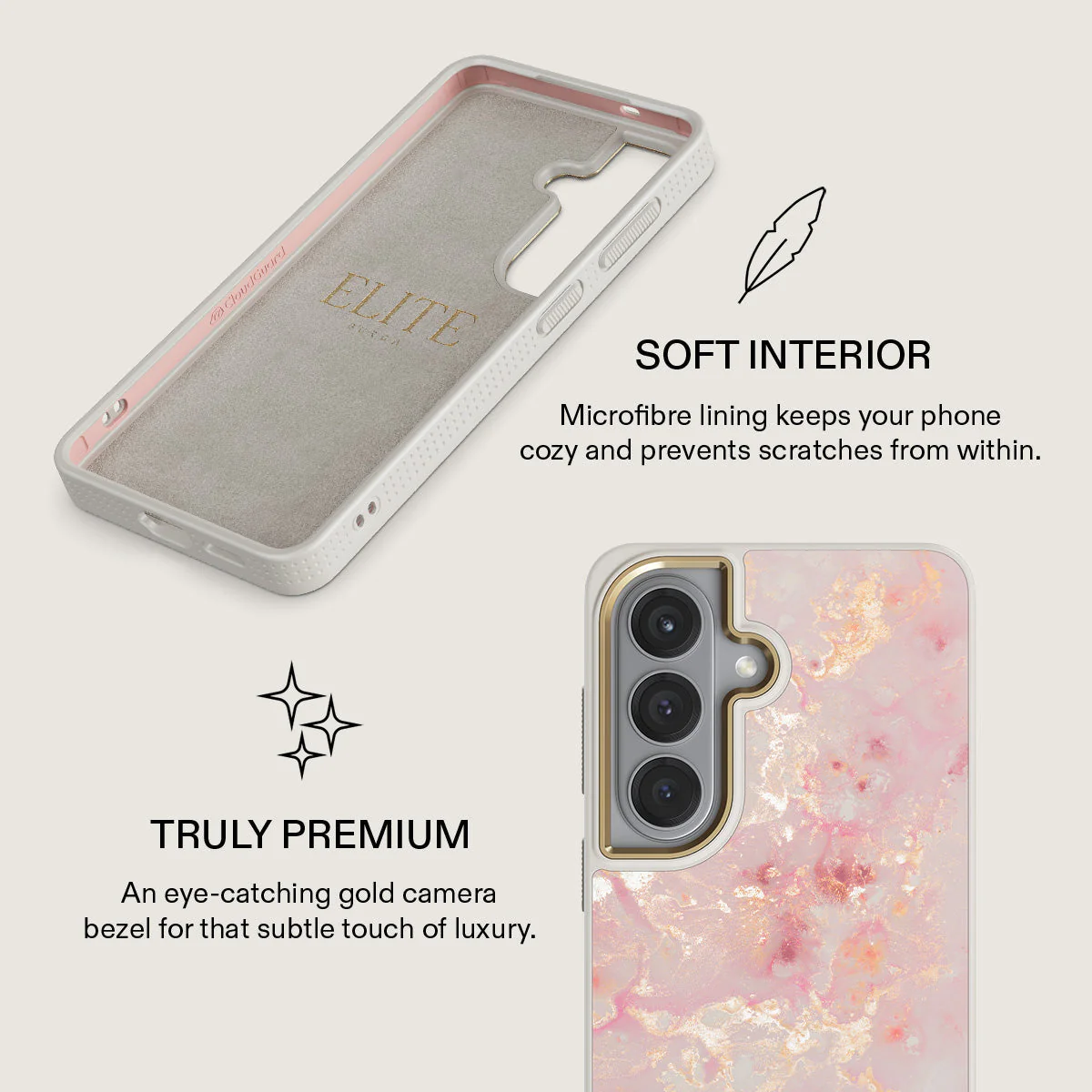 Golden Coral - Pink Samsung Galaxy S26 Case - Image 31