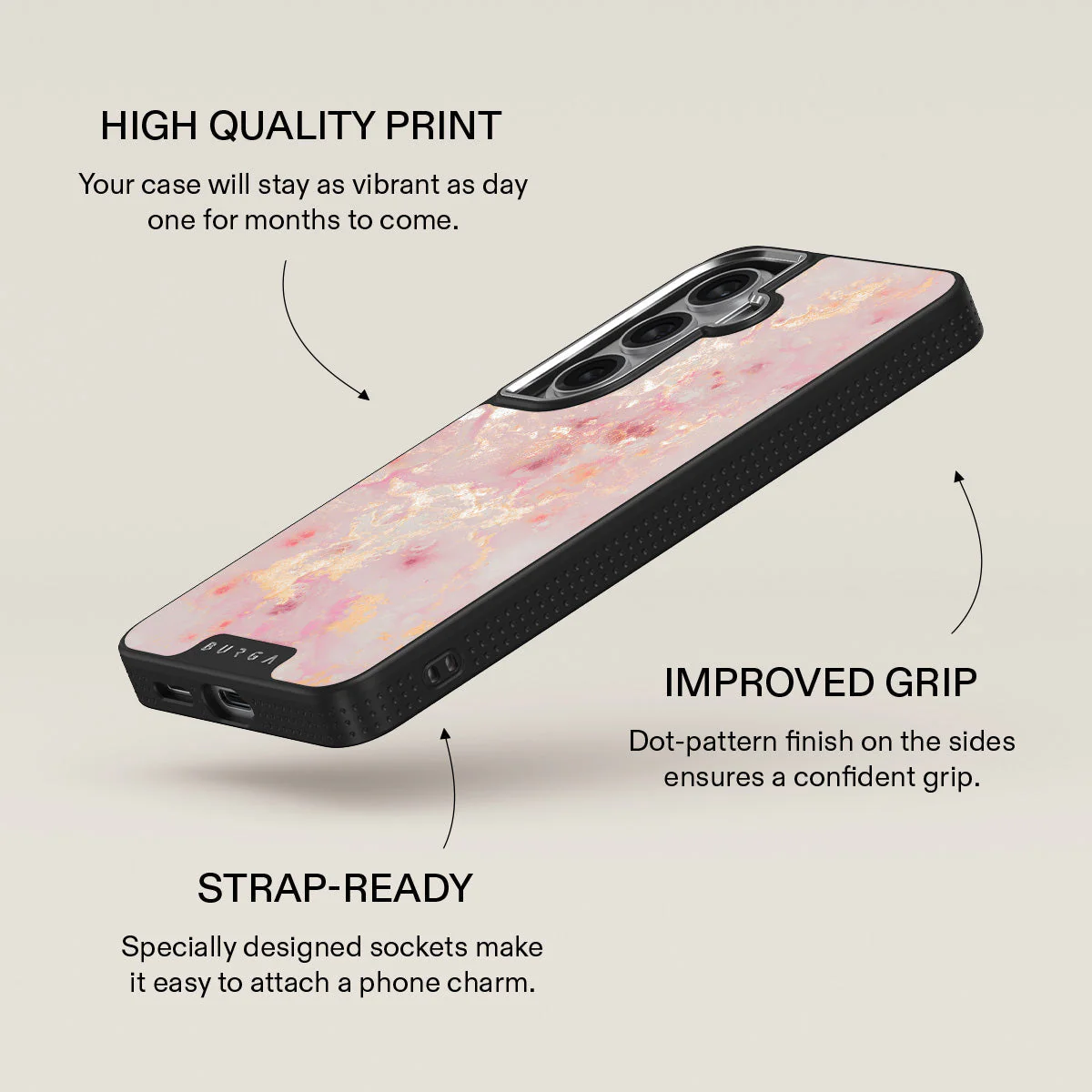 Golden Coral - Pink Samsung Galaxy S26 Plus Case - Image 23