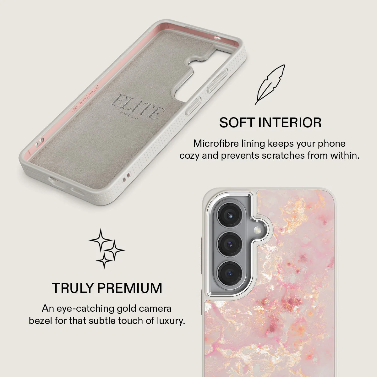 Golden Coral - Pink Samsung Galaxy S26 Plus Case - Image 38