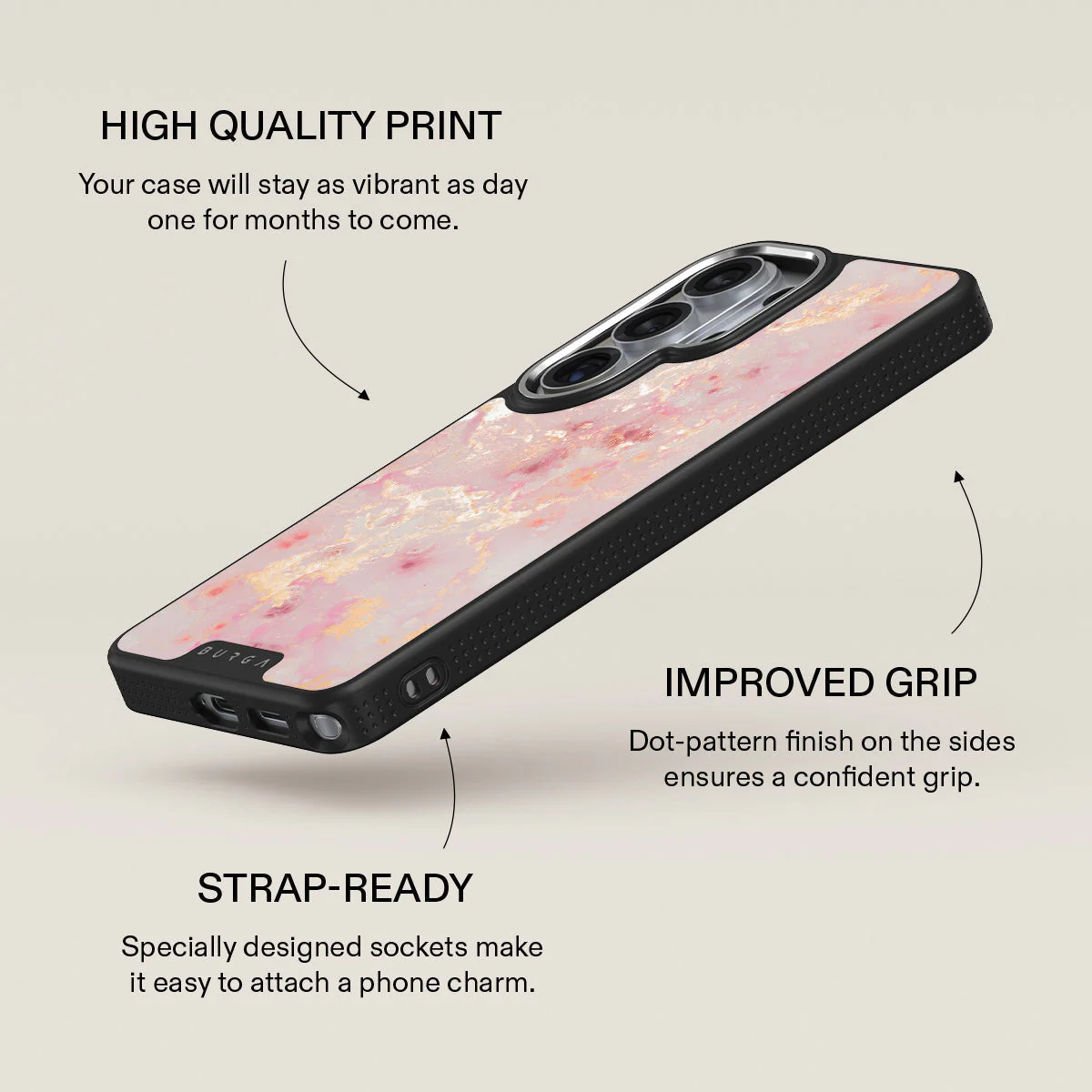 Golden Coral - Pink Samsung Galaxy S26 Ultra Case - Image 23