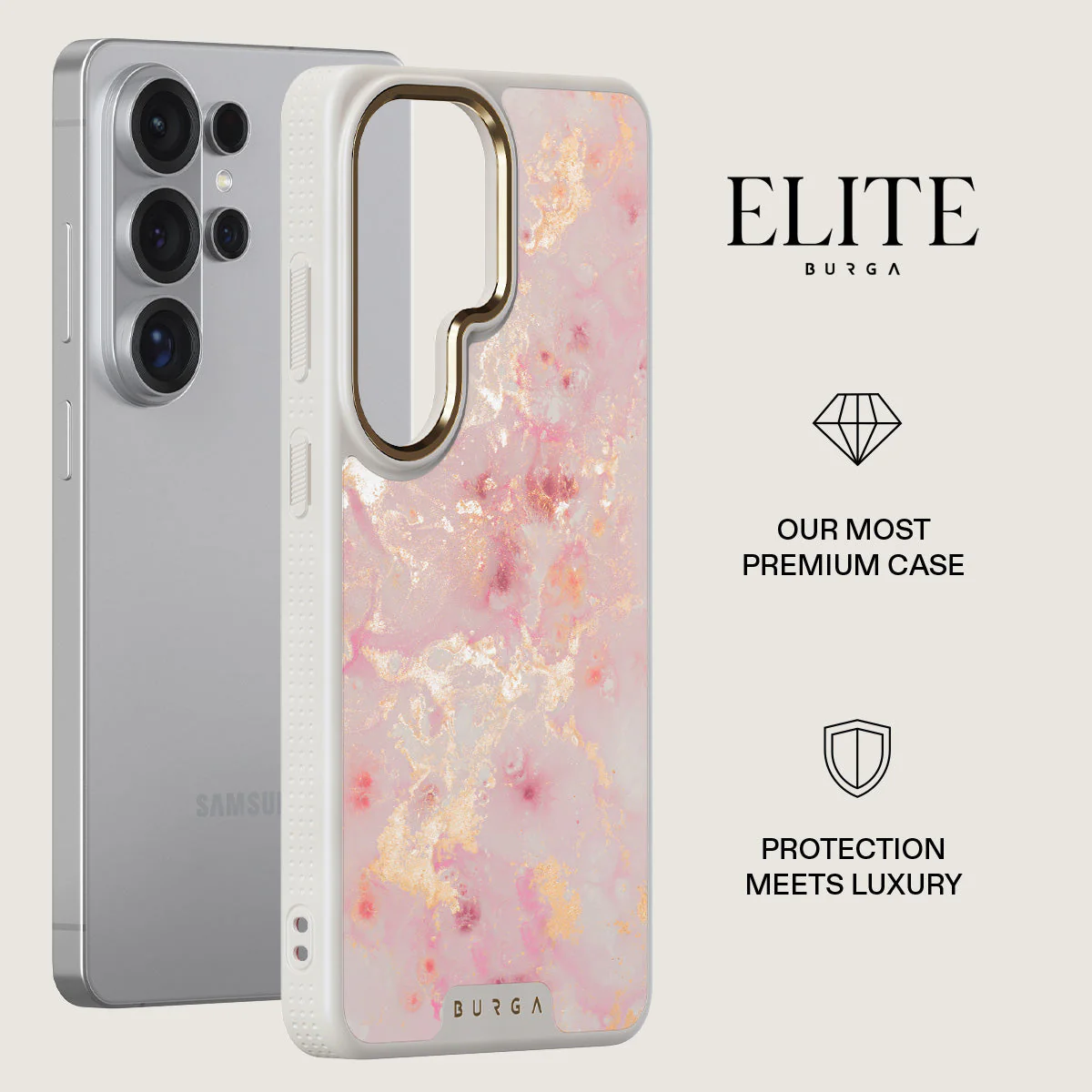 Golden Coral - Pink Samsung Galaxy S26 Ultra Case - Image 27