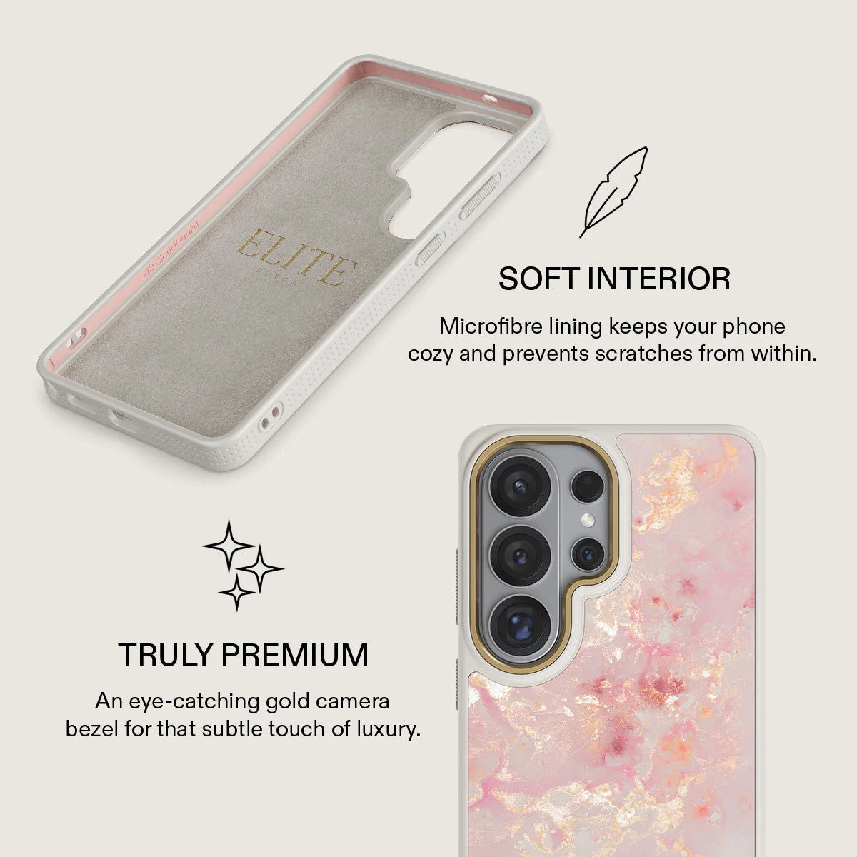 Golden Coral - Pink Samsung Galaxy S26 Ultra Case - Image 31