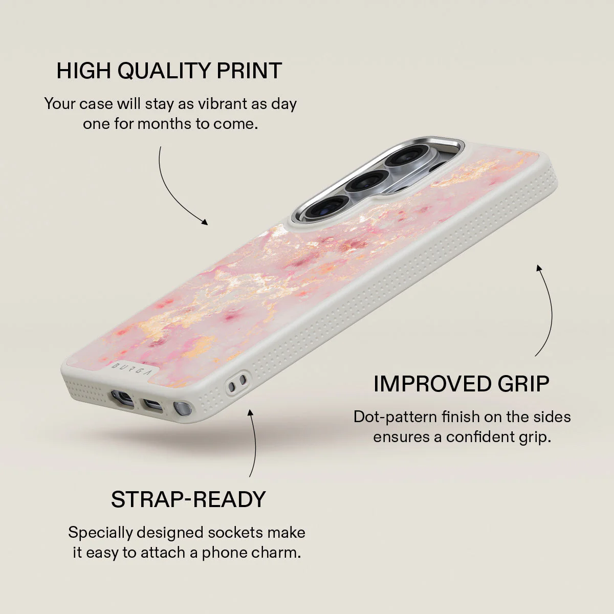 Golden Coral - Pink Samsung Galaxy S26 Ultra Case - Image 37