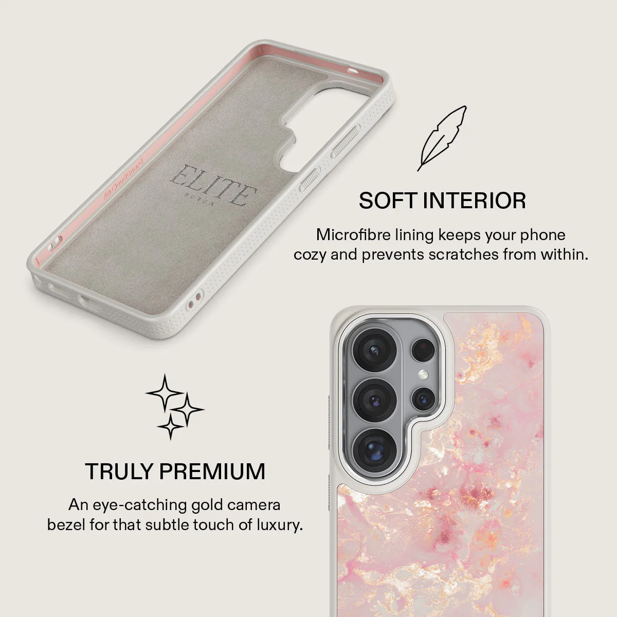 Golden Coral - Pink Samsung Galaxy S26 Ultra Case - Image 38