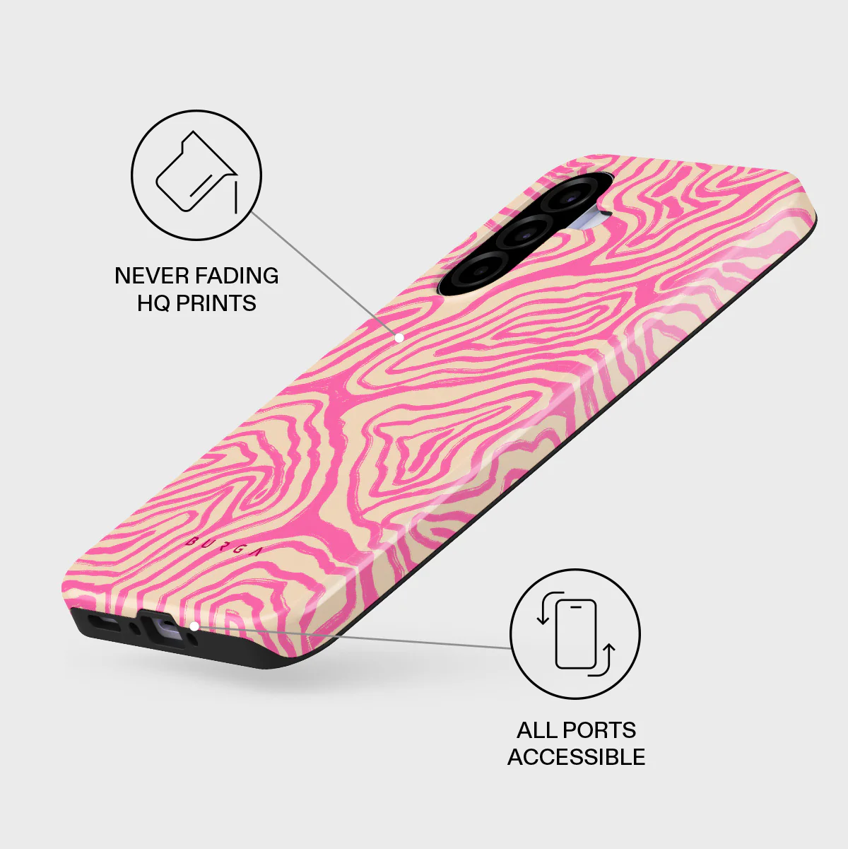 Pink Shores - Samsung Galaxy A37 5G Case - Image 3