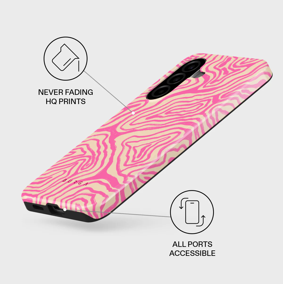 Pink Shores - Samsung Galaxy A57 5G Case - Image 3