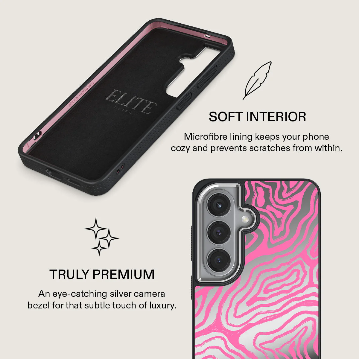 Pink Shores - Samsung Galaxy S26 Case - Image 62