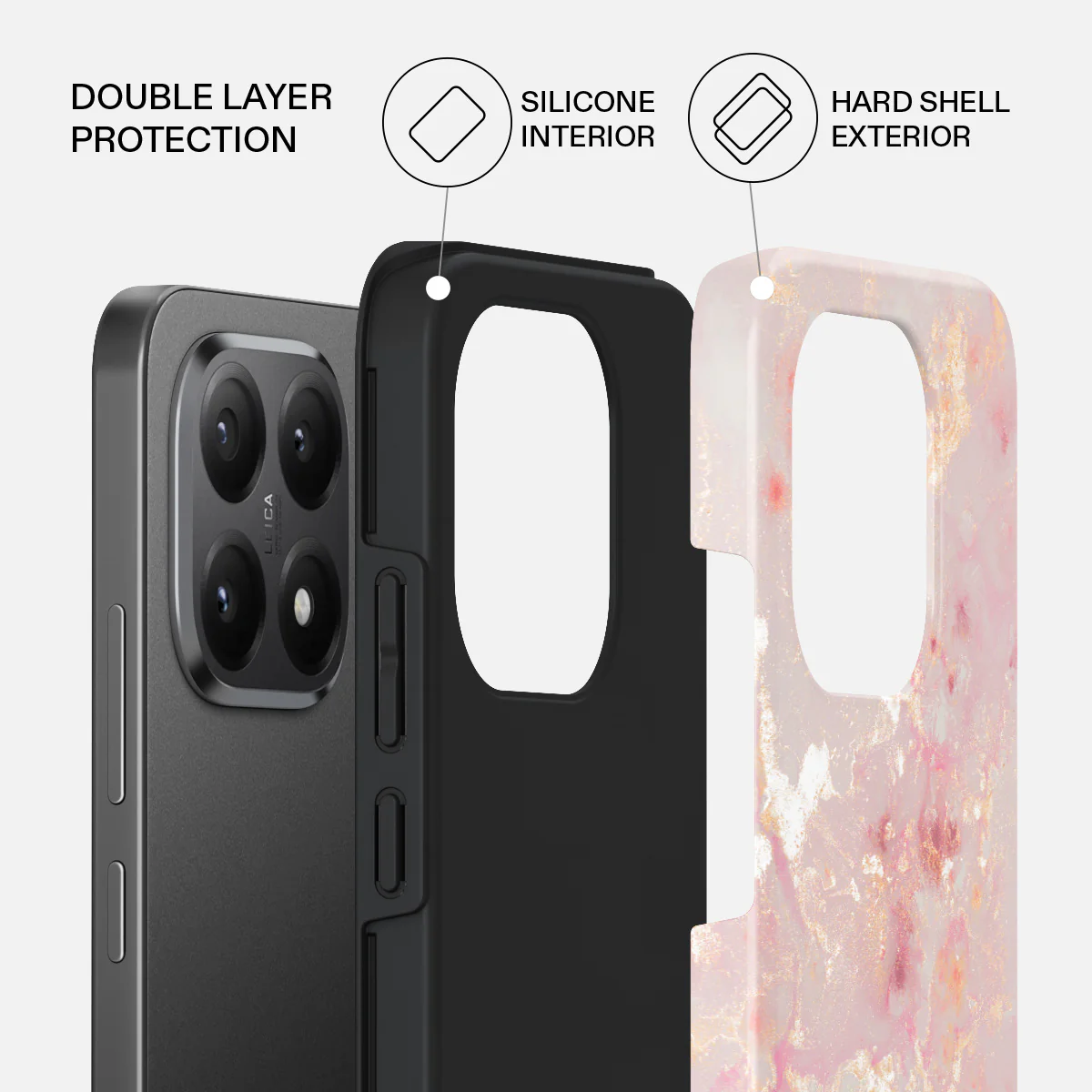 Golden Coral - Pink Xiaomi 15T Case - Image 2