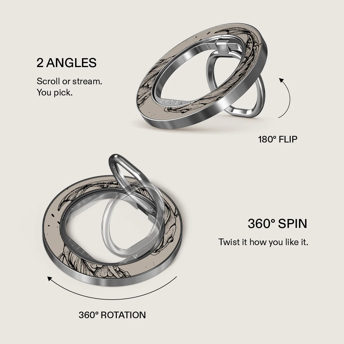 Pisces - Magnetic Ring Holder - Image 3