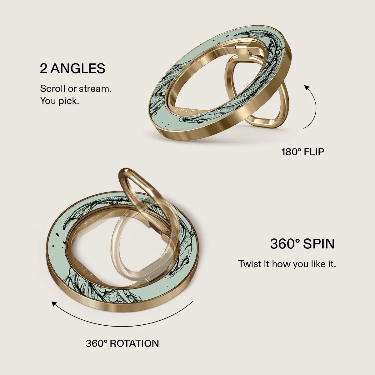 Pisces - Magnetic Ring Holder - Image 35