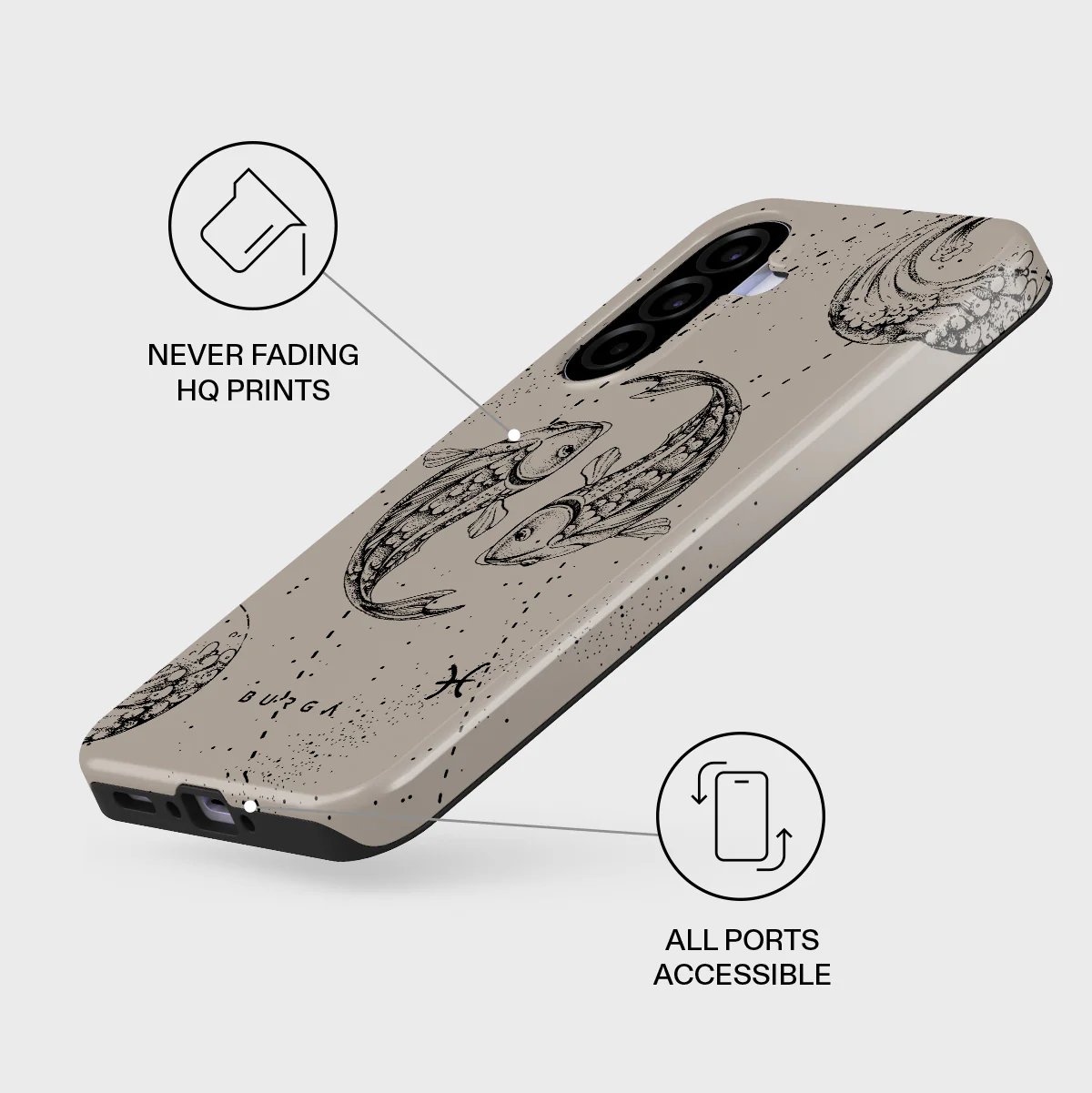 Pisces - Samsung Galaxy A37 5G Case - Image 3