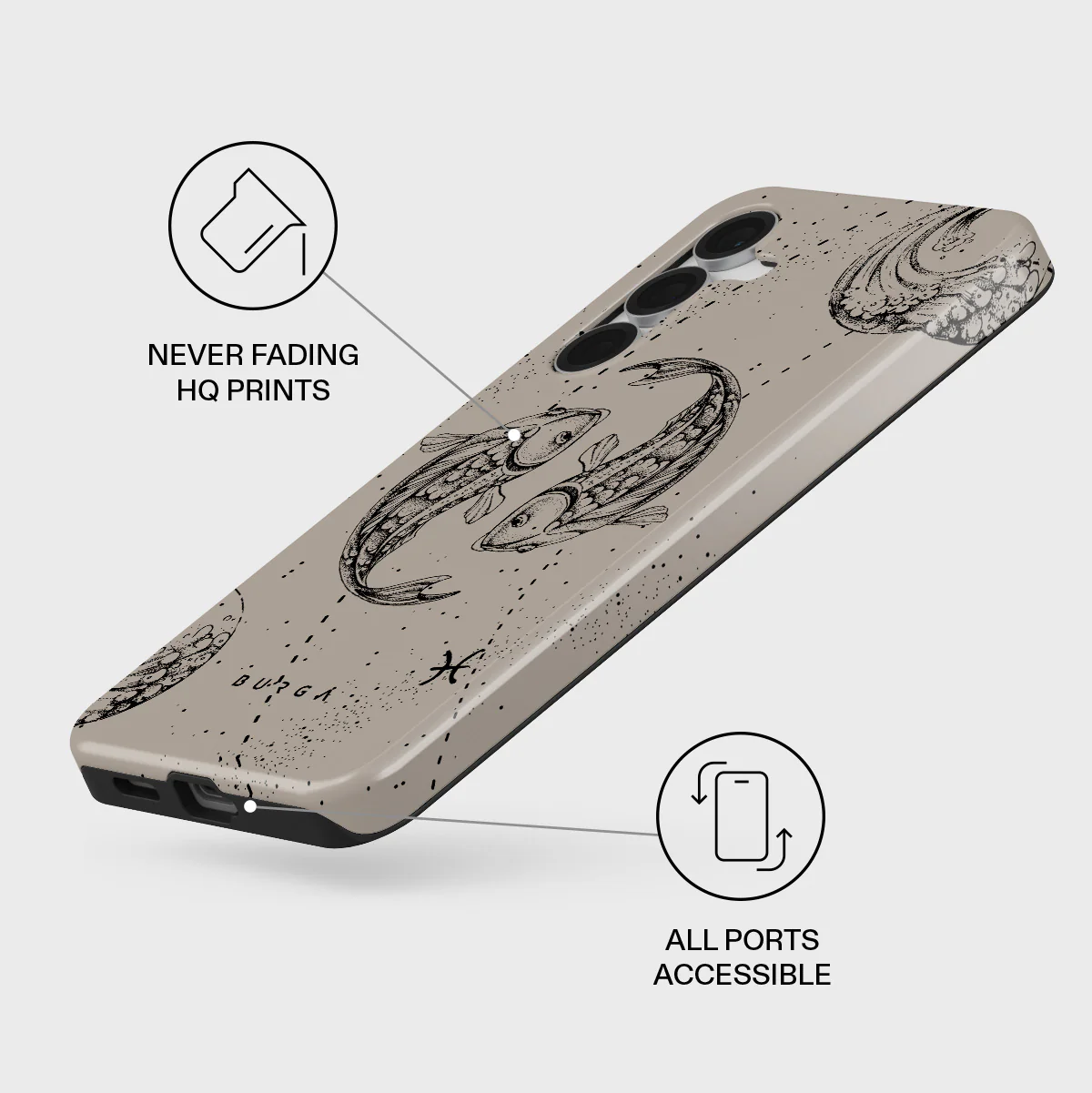 Pisces - Samsung Galaxy S25 FE Case - Image 3