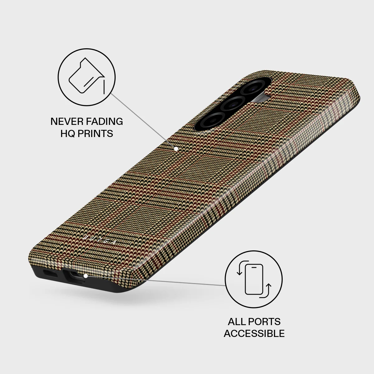 Favorite Coat - Plaid Samsung Galaxy A57 5G Case - Image 3