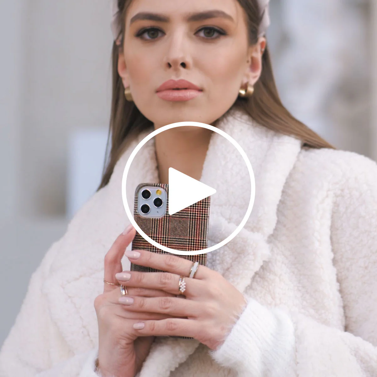 Favorite Coat - Plaid Samsung Galaxy A57 5G Case - Image 5