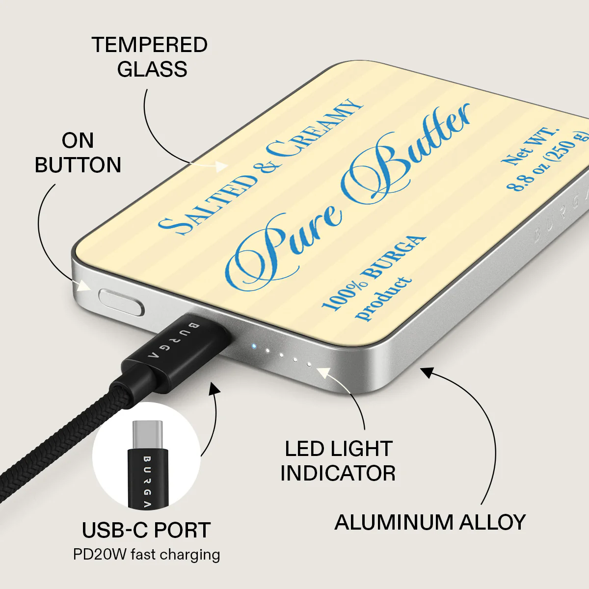 Pure Butter - Magnetic Power Bank - Image 15