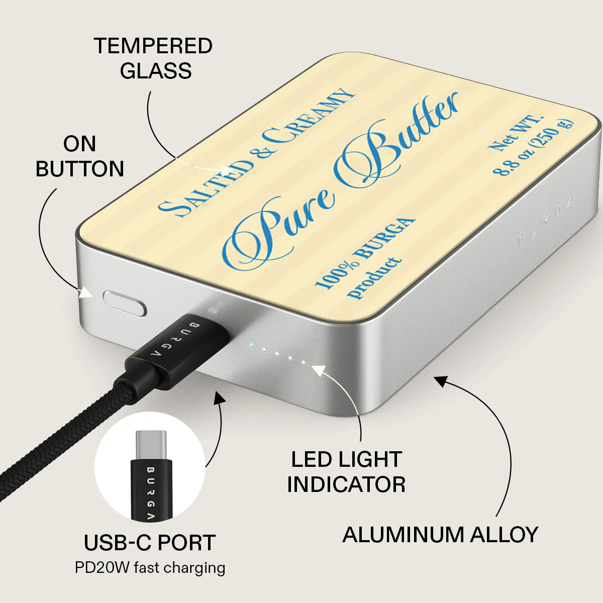 Pure Butter - Magnetic Power Bank - Image 45