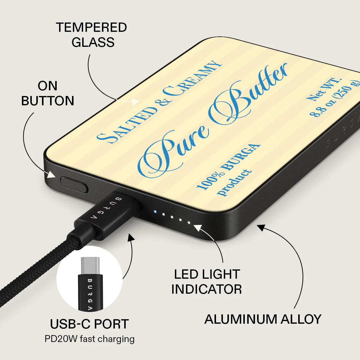 Pure Butter - Magnetic Power Bank - Image 5