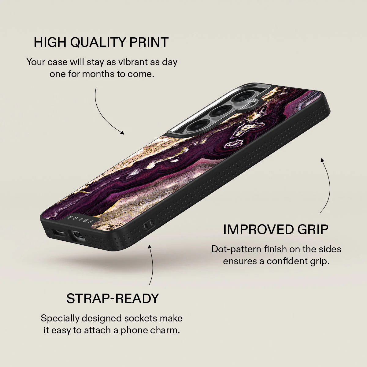 Purple Skies - Marble Samsung Galaxy S26 Case - Image 23