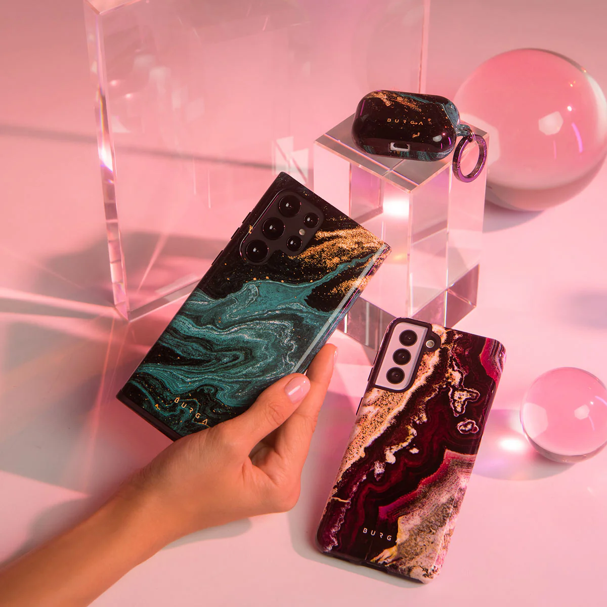 Purple Skies - Marble Samsung Galaxy S26 Case - Image 48