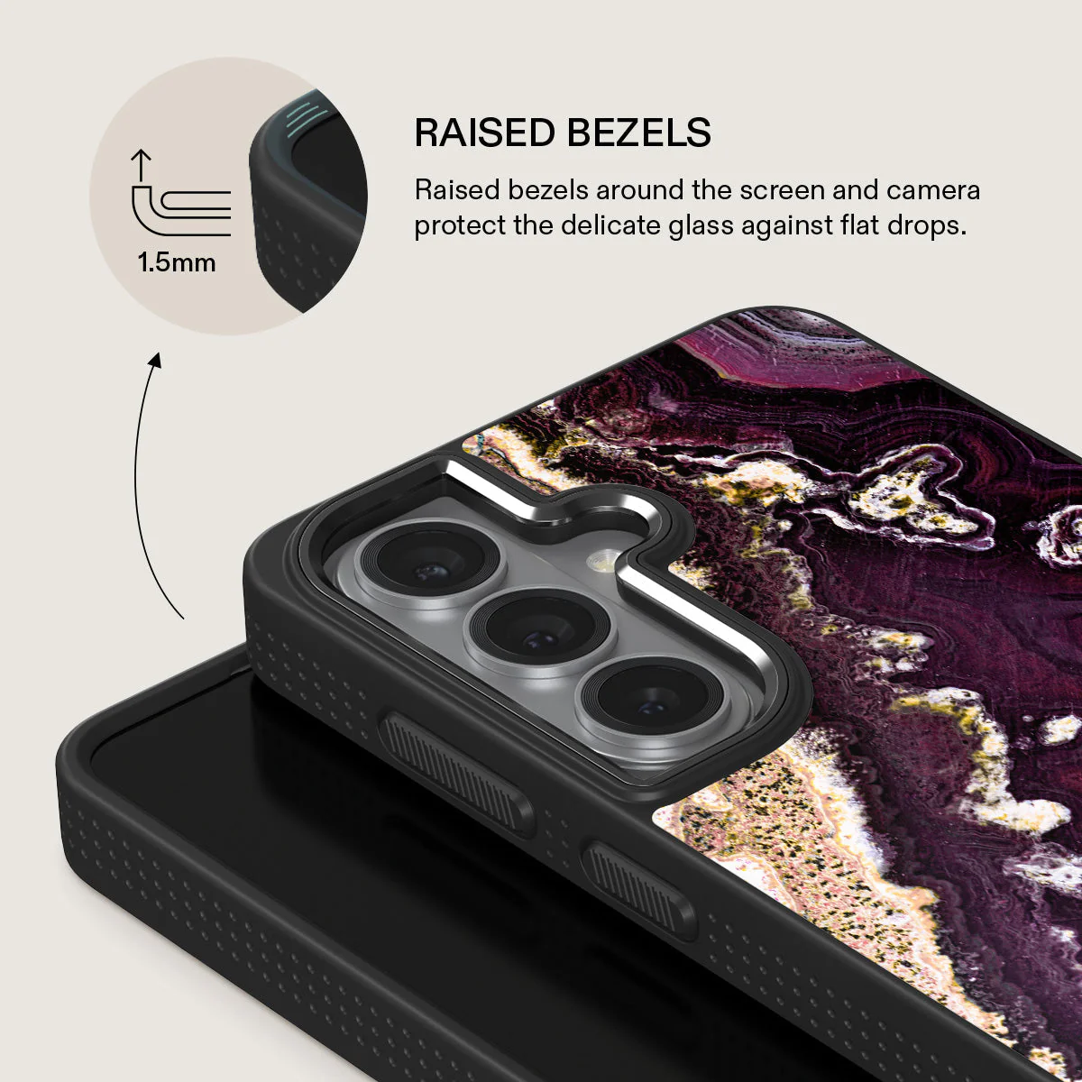 Purple Skies - Marble Samsung Galaxy S26 Plus Case - Image 15