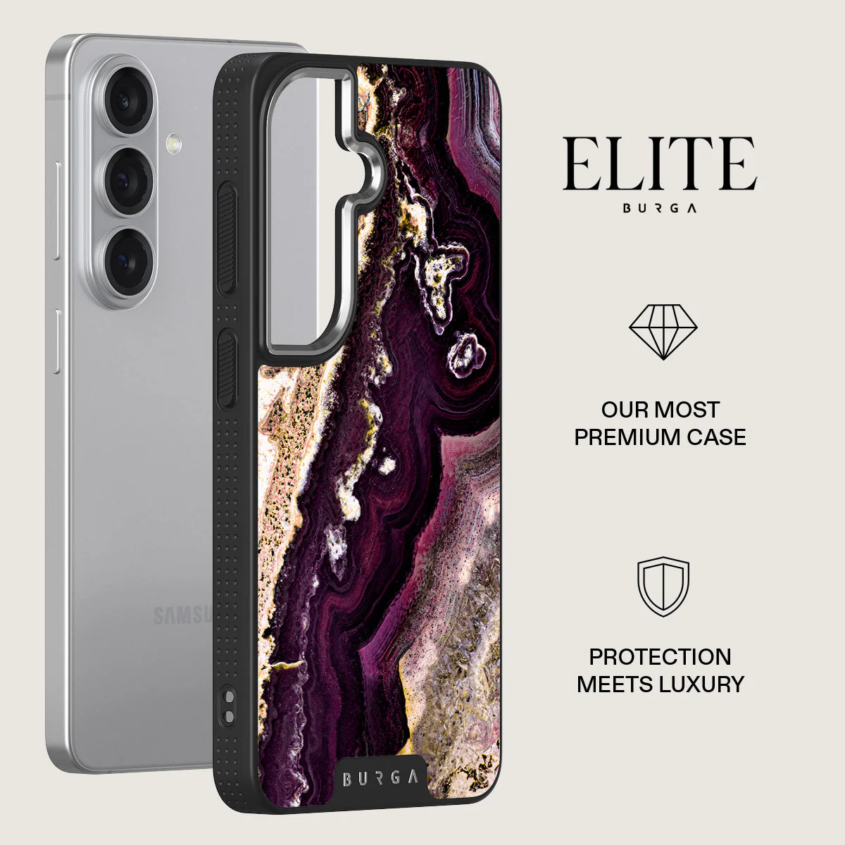 Purple Skies - Marble Samsung Galaxy S26 Plus Case - Image 20