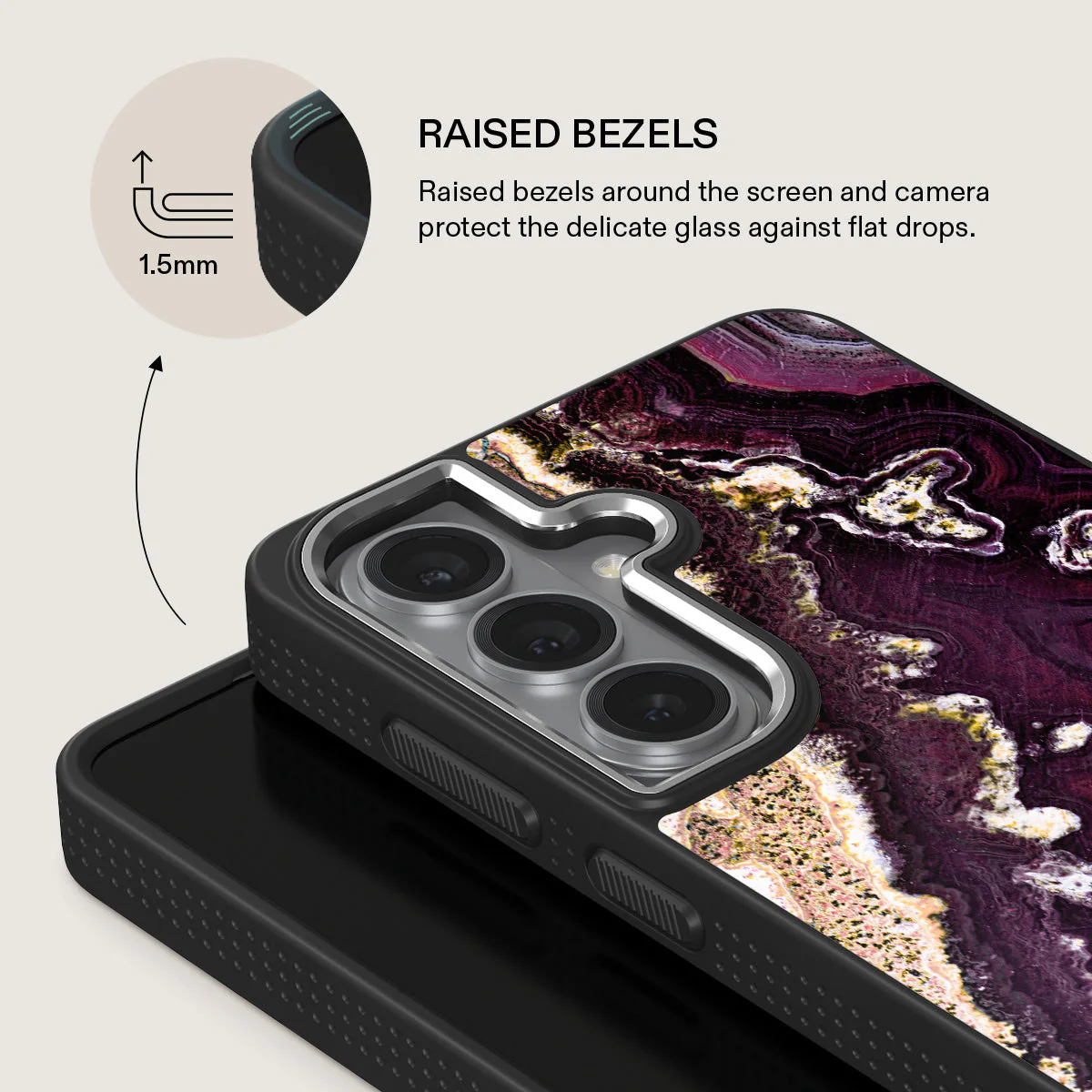 Purple Skies - Marble Samsung Galaxy S26 Plus Case - Image 22