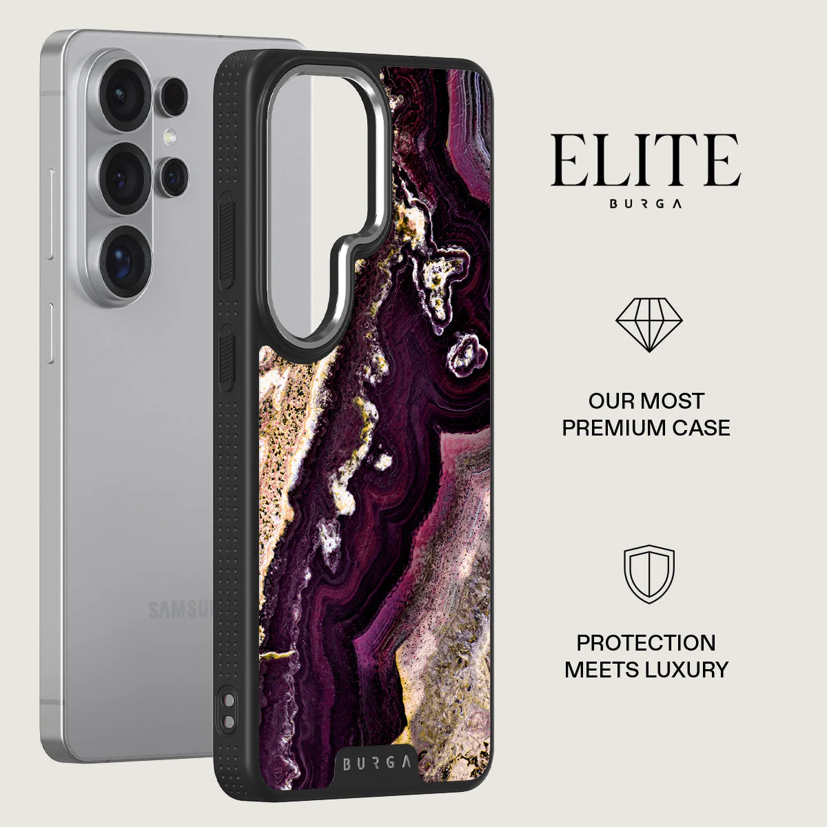 Purple Skies - Marble Samsung Galaxy S26 Ultra Case - Image 20