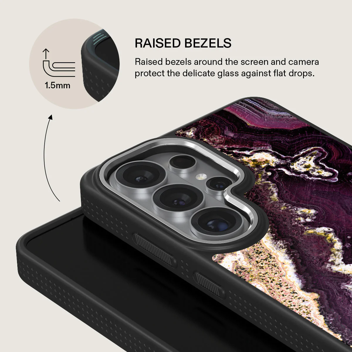 Purple Skies - Marble Samsung Galaxy S26 Ultra Case - Image 22
