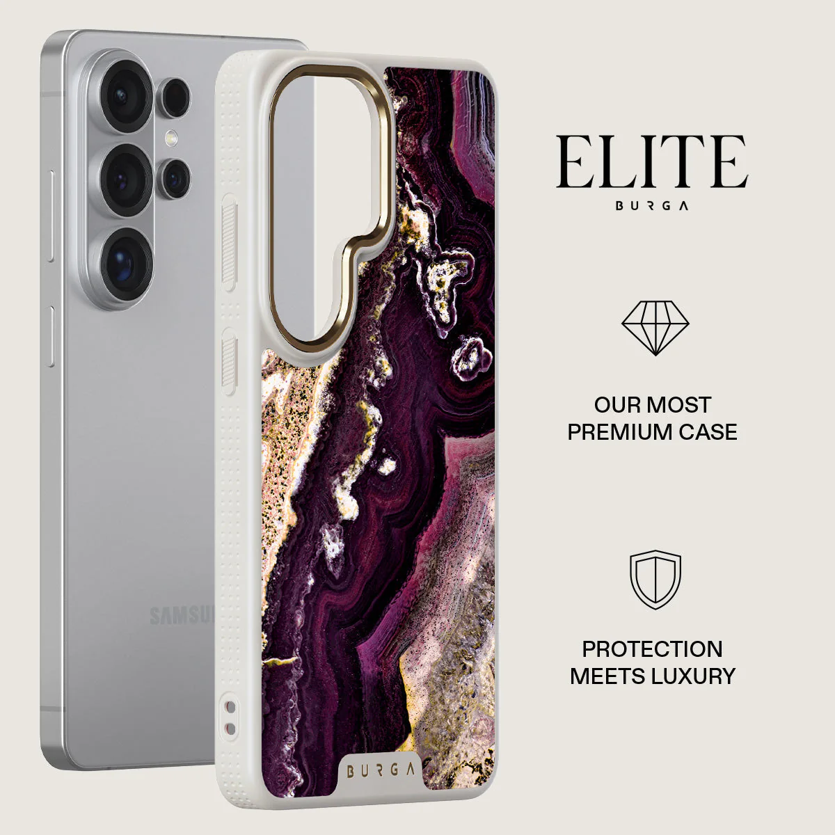 Purple Skies - Marble Samsung Galaxy S26 Ultra Case - Image 27
