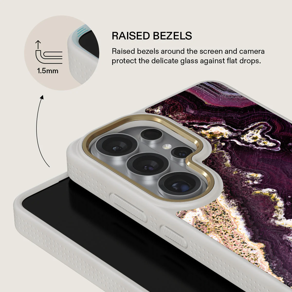 Purple Skies - Marble Samsung Galaxy S26 Ultra Case - Image 29