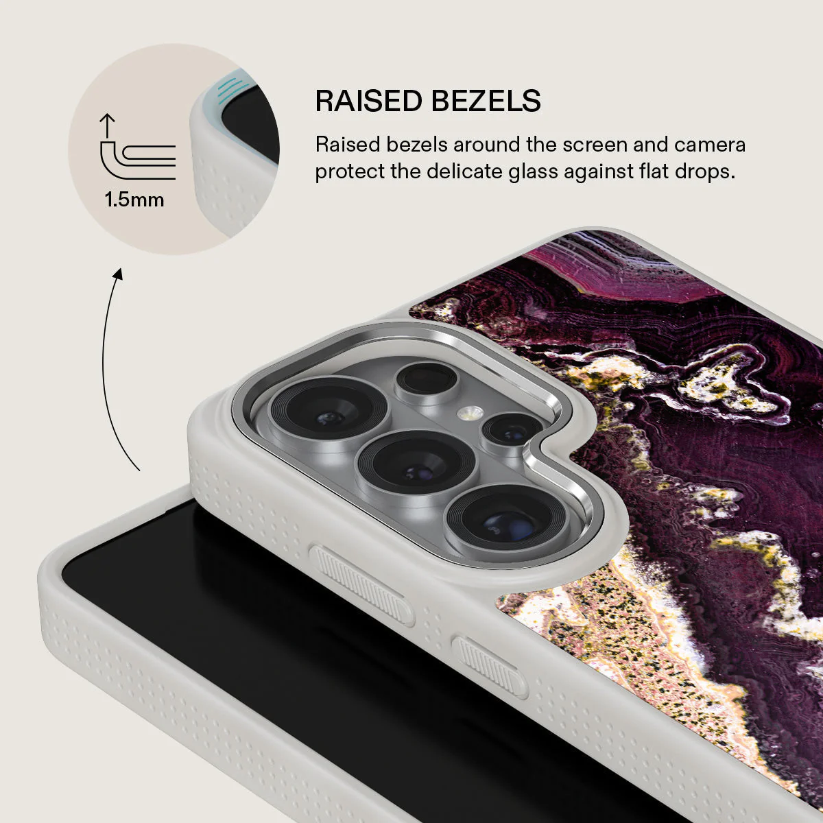 Purple Skies - Marble Samsung Galaxy S26 Ultra Case - Image 36