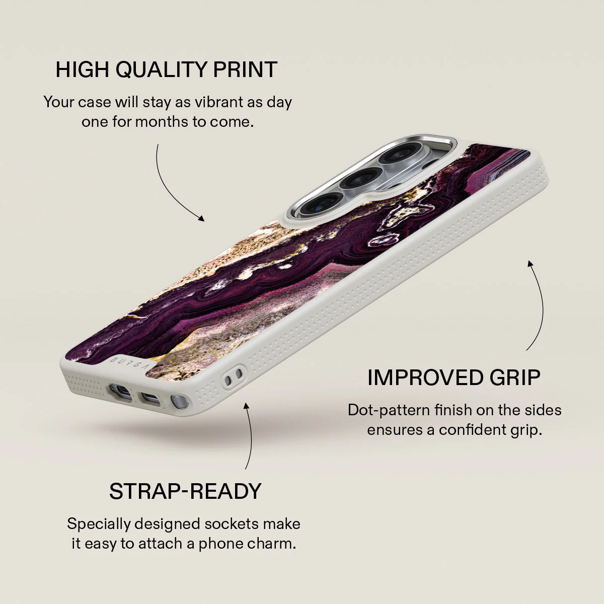 Purple Skies - Marble Samsung Galaxy S26 Ultra Case - Image 37
