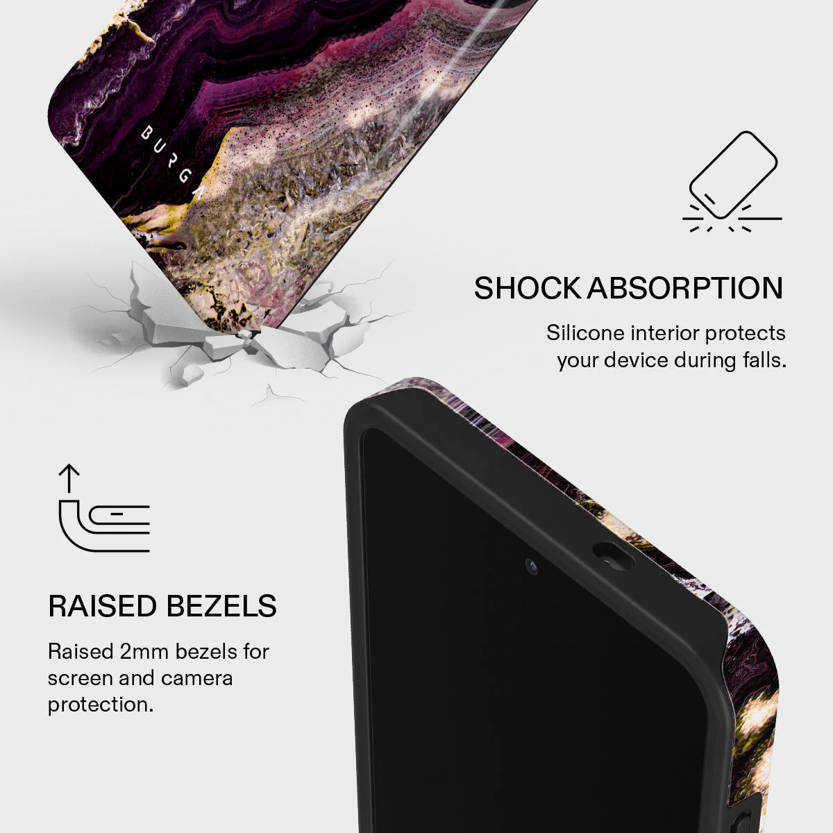 Purple Skies - Marble Samsung Galaxy S26 Ultra Case - Image 4
