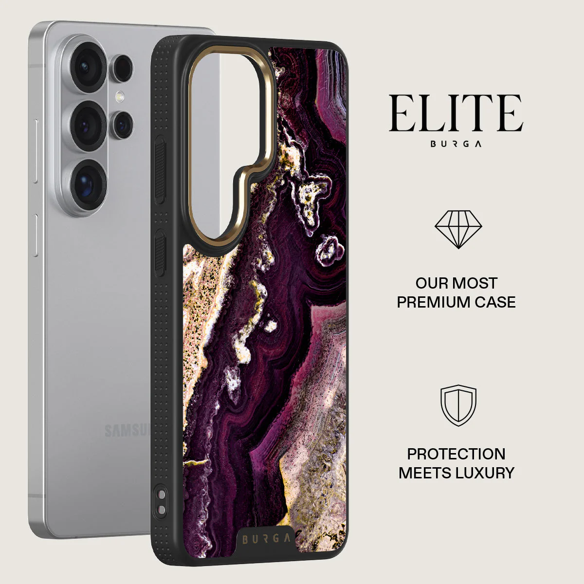 Purple Skies - Marble Samsung Galaxy S26 Ultra Case - Image 6